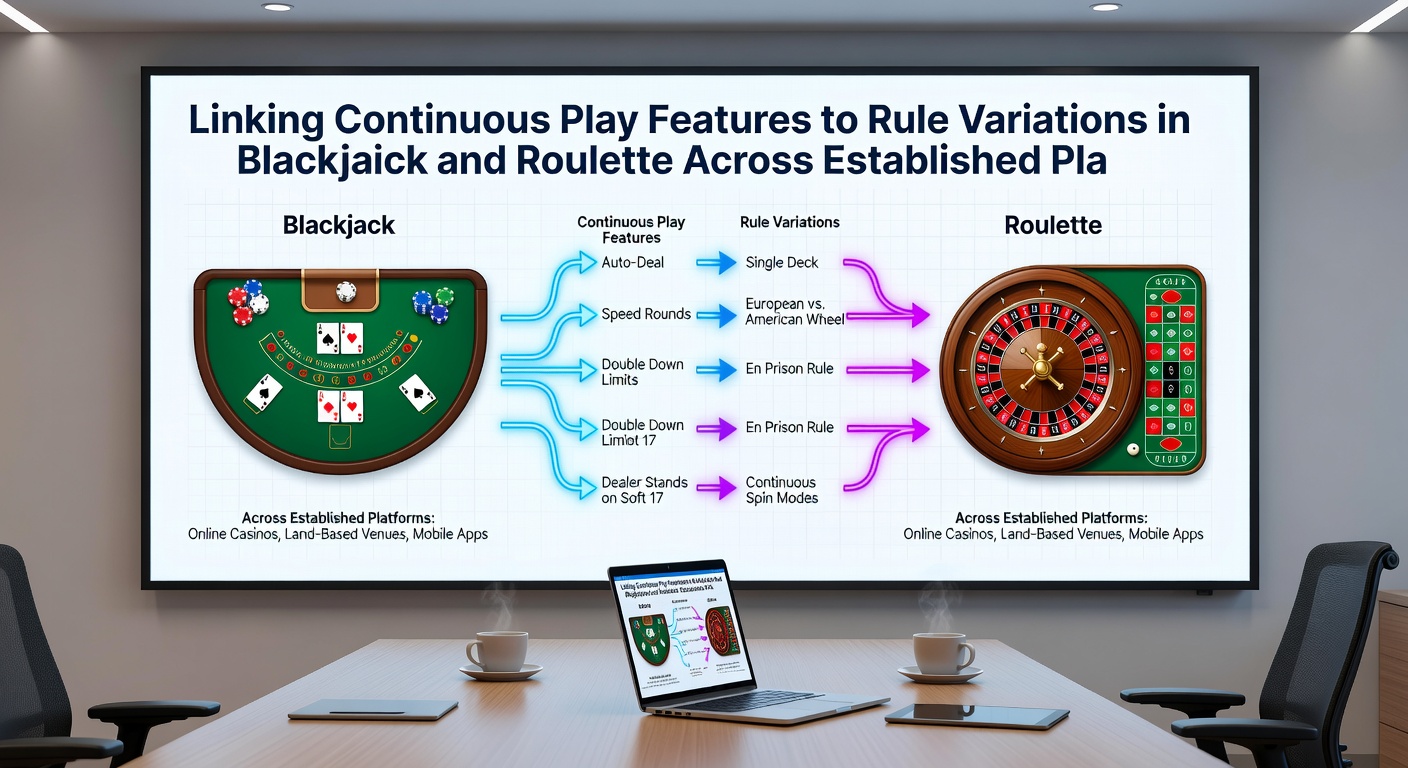 Detailopname van live blackjack en roulette tafels met variaties in regels en continue functionaliteit