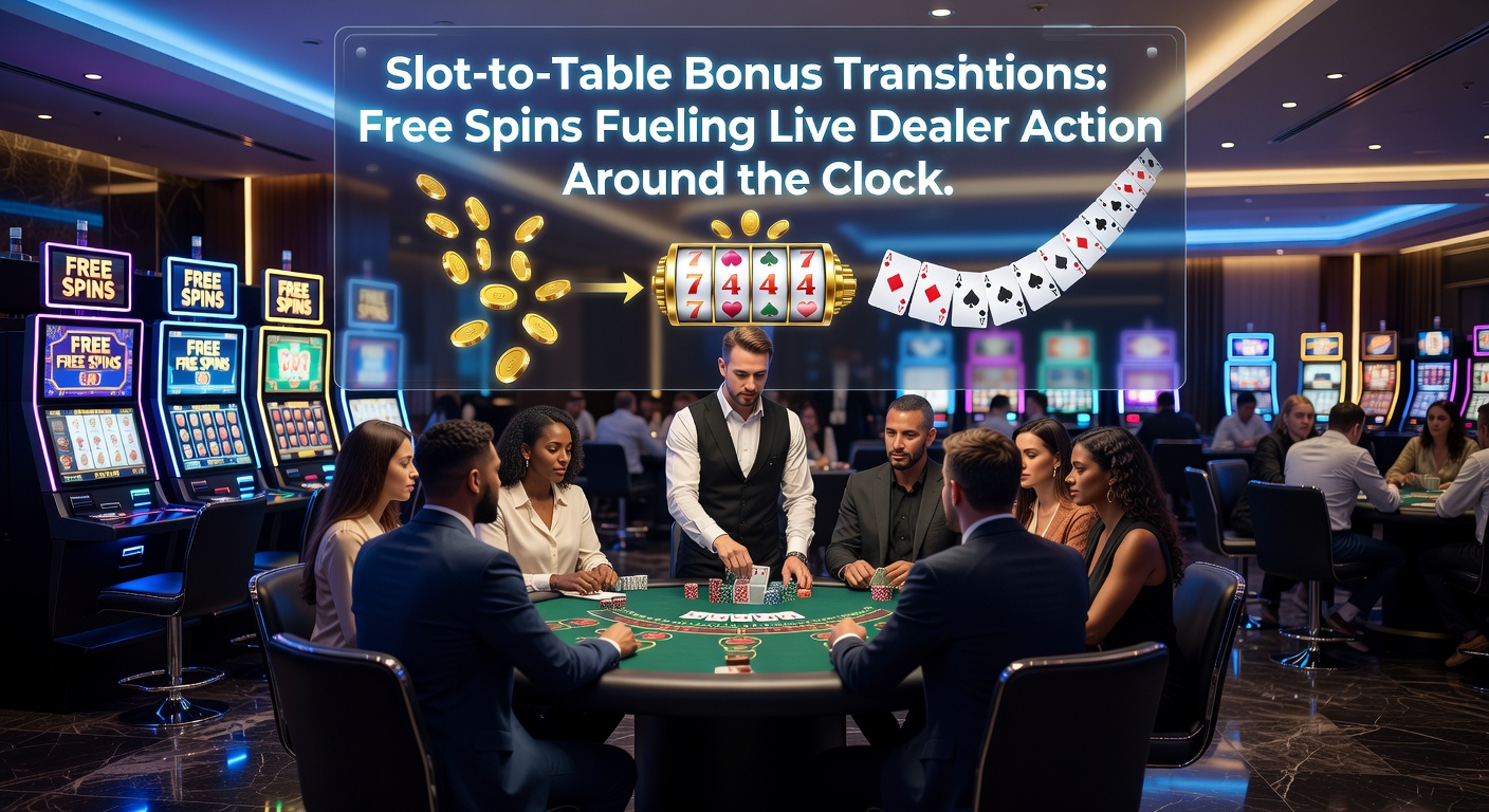 Schermafbeelding van een online casino-interface waar een slotmachine naadloos overgaat in een live roulette-tafel met bonusindicatoren