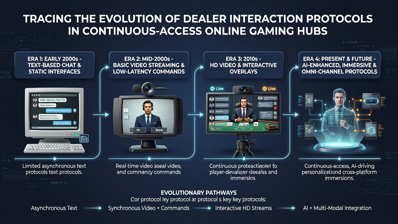 Moderne dealerinteractie met geavanceerde streaming en API-protocollen in online gaming omgevingen